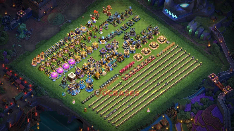 Town Hall 18 Base -fun – Layout id: 42ync base layout