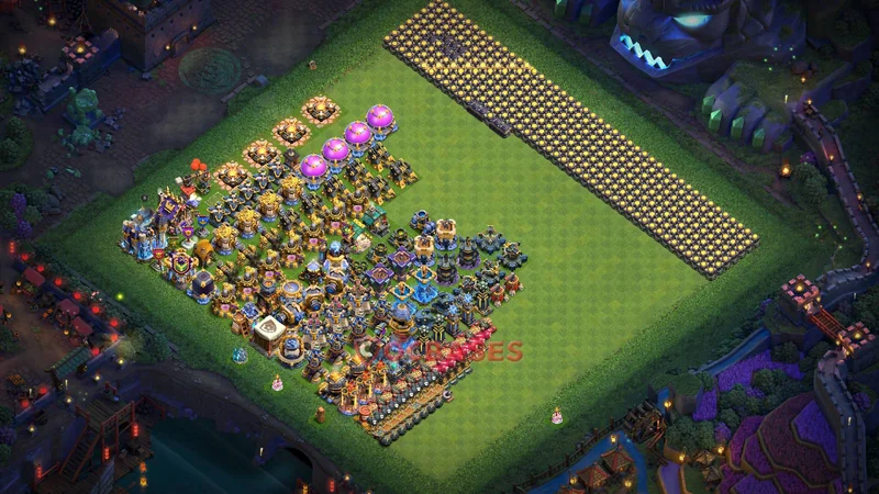 Town Hall 18 Base -fun – Layout id: 0k7m4 base layout
