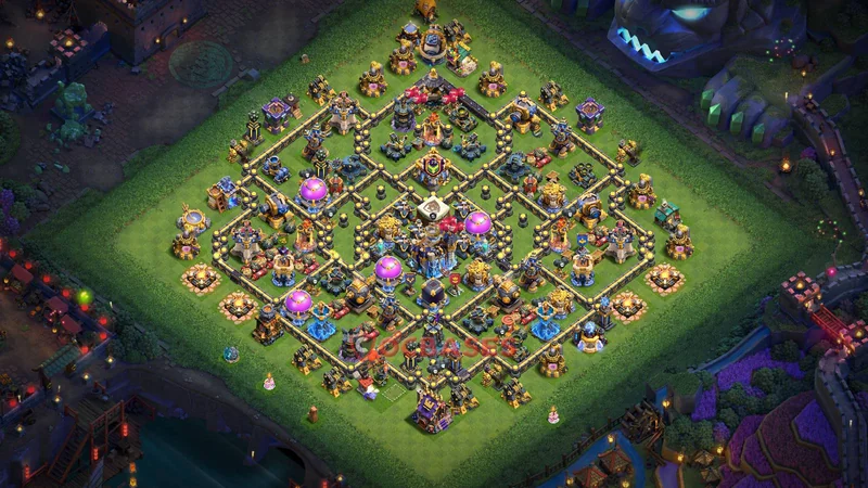 Town Hall 18 Base -farming – Layout id: jku8s base layout