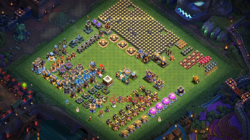 Town Hall 18 Base -fun – Layout id: lx360 base layout