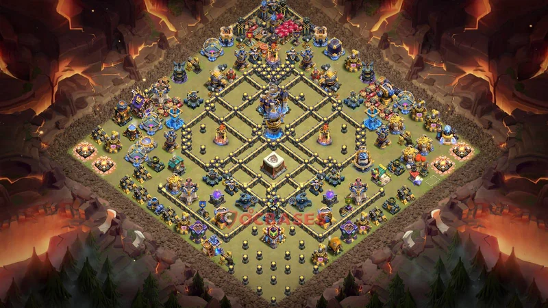 Town Hall 18 Base -war – Layout id: asfel base layout