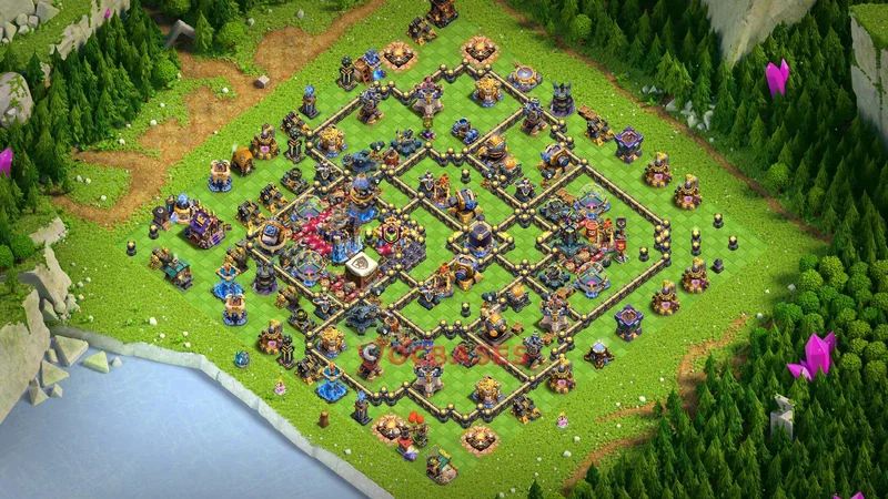 Town Hall 18 Base -farming – Layout id: mzwt3 base layout