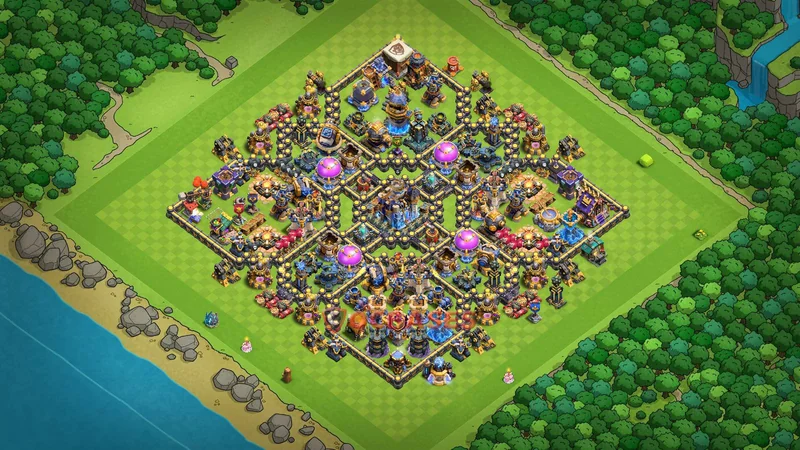 Town Hall 18 Base -farming – Layout id: 6gqgf base layout