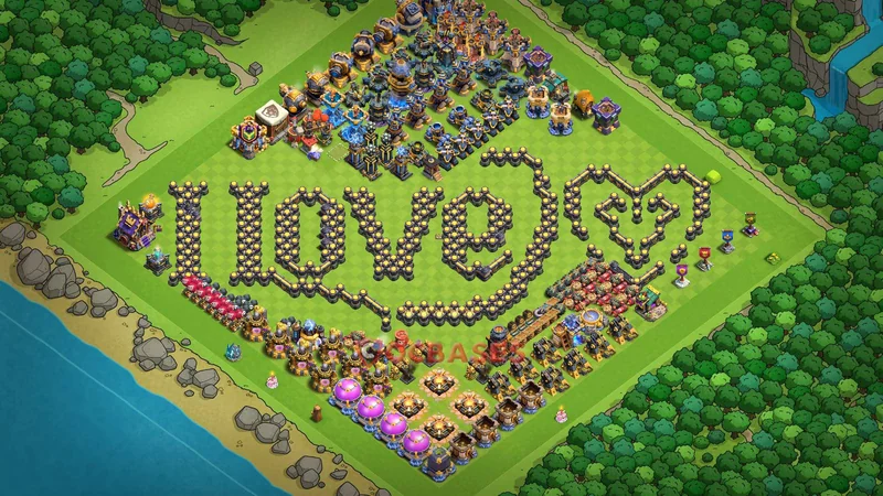 Town Hall 18 Base -fun – Layout id: 7xio3 base layout