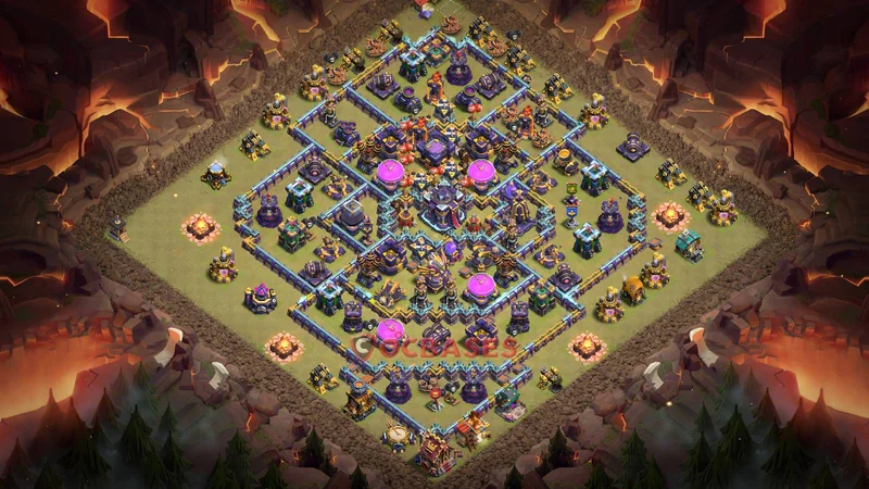 Town Hall 15 Base -war – Layout id: gn2gs base layout
