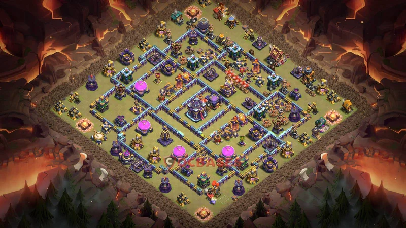 Town Hall 15 Base -war – Layout id: atj32 base layout