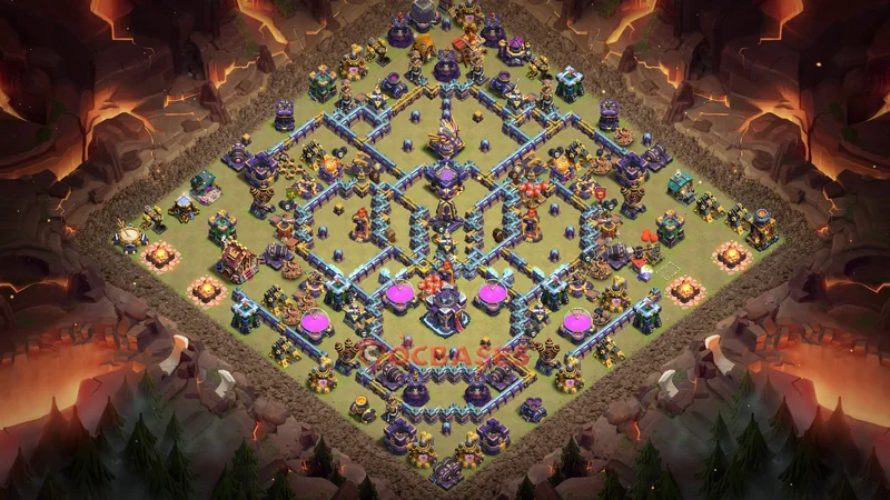 Town Hall 15 Base -war – Layout id: xq6uh base layout