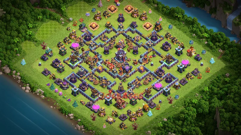 Town Hall 15 Base -farming – Layout id: z9tac base layout