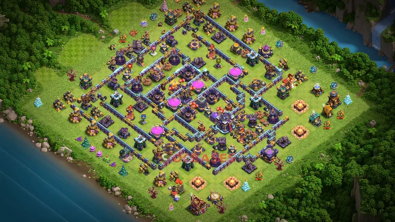 Town Hall 15 Base -farming – Layout id: pkvnm base layout