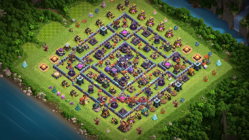 Town Hall 15 Base -farming – Layout id: e2vtw base layout