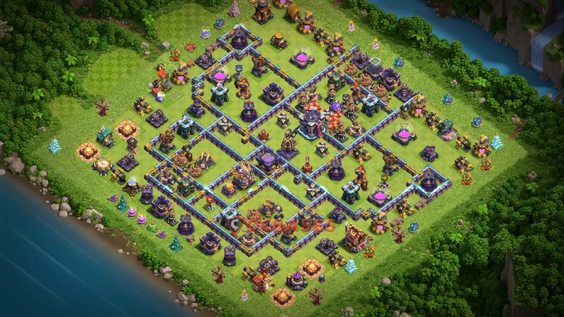 Town Hall 15 Base -farming – Layout id: 7yjw1 base layout