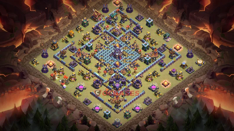 Town Hall 15 Base -war – Layout id: mlt6i base layout