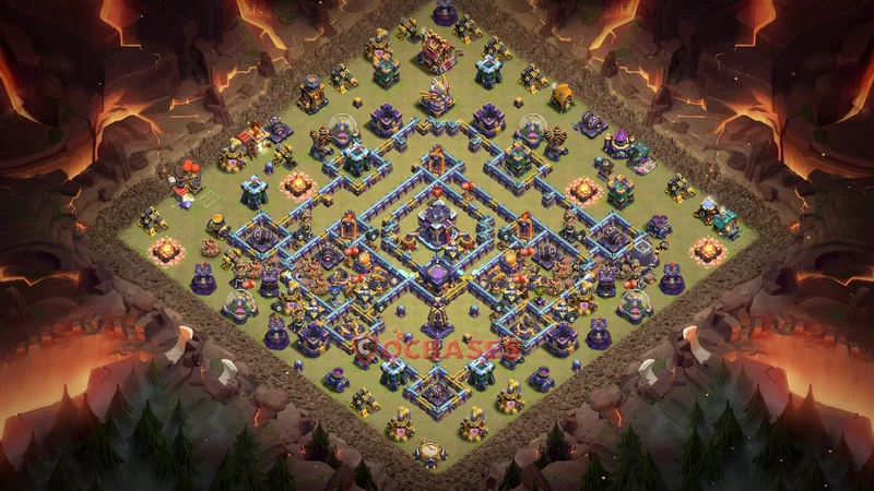 Town Hall 15 Base -war – Layout id: 69dtj base layout