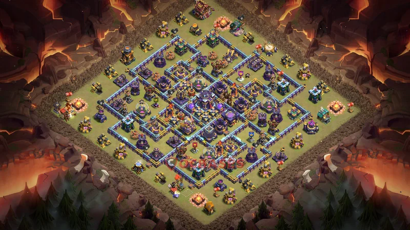 Town Hall 15 Base -war – Layout id: k3oc4 base layout
