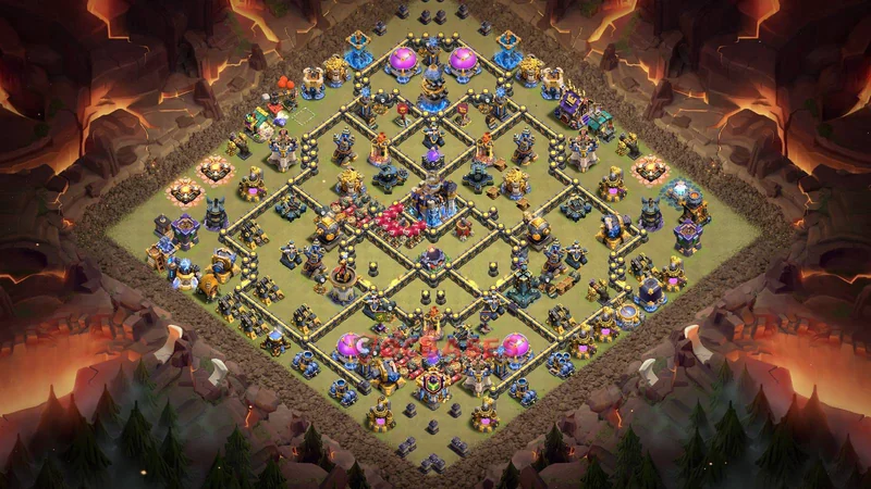Town Hall 18 Base -war – Layout id: k2wya base layout