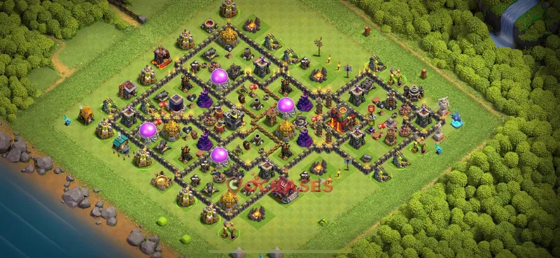 Town Hall 10 Base -farming – Layout id: wou61 base layout