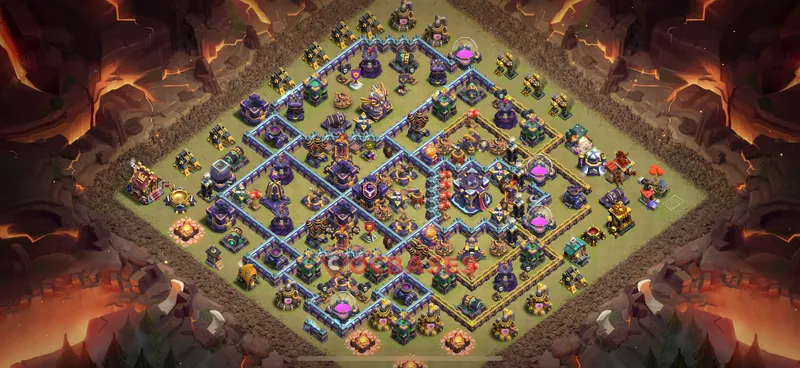 Town Hall 15 Base -war – Layout id: 87ag6 base layout