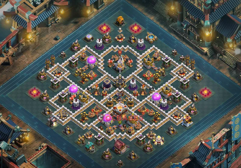 Town Hall 11 Base -trophy - Layout id: un7x2 | Cocbases