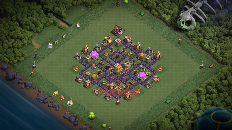 Town Hall 7 Base -farming – Layout id: njnnn base layout