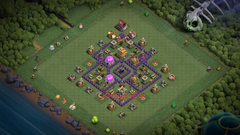 Town Hall 7 Base -farming – Layout id: b0yqe base layout