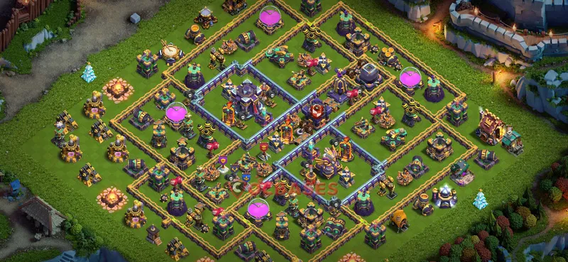 Town Hall 15 Base -war – Layout id: 6mzq2 base layout