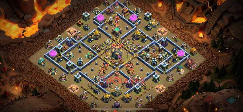 Town Hall 14 Base -cwl – Layout id: nruxi base layout