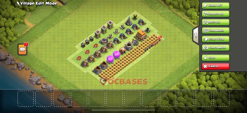 Town Hall 5 Base -progress base – Layout id: kyjbb base layout