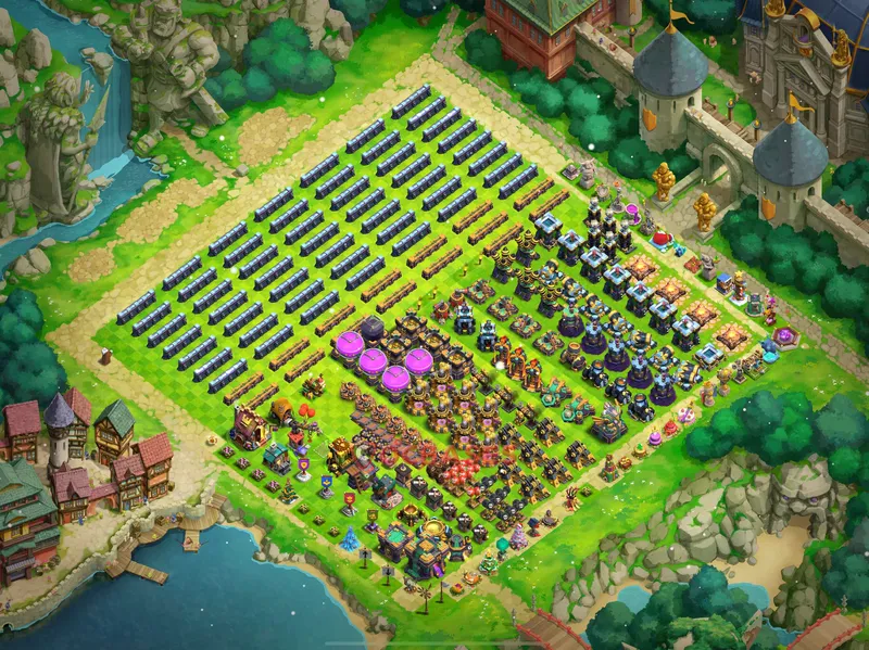 Town Hall 14 Base -progress base – Layout id: p8yo4 base layout