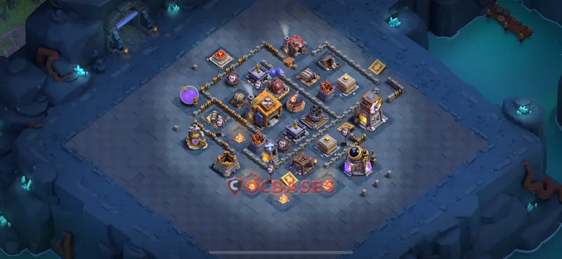 Builder Hall 7 Base -progress base – Layout id: g9rga base layout, image 2