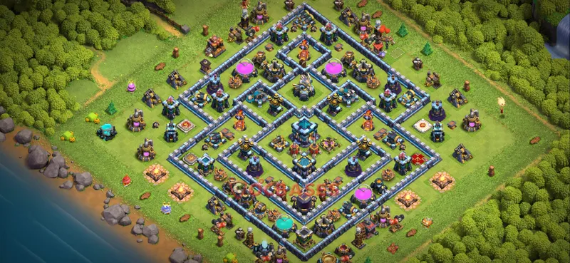 Town Hall 13 Base – Layout id: n91nb base layout
