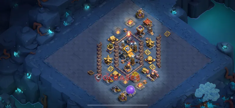 Builder Hall 10 Base -progress base – Layout id: v6574 base layout, image 1