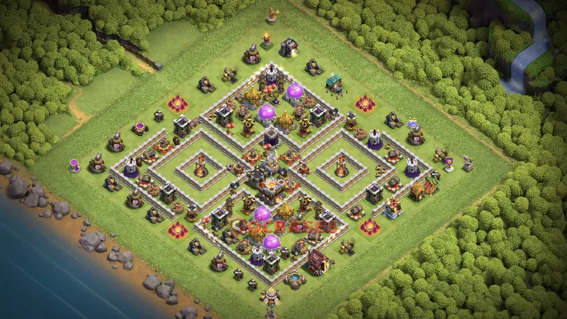 Town Hall 11 Base -war – Layout id: up7wr base layout
