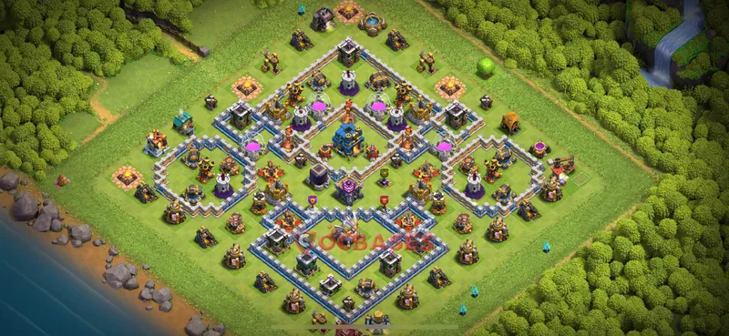 Town Hall 12 Base -farming – Layout id: nh4kt base layout