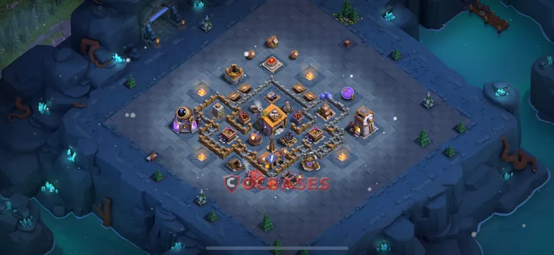 Builder Hall 6 Base -fun – Layout id: imoxj base layout, image 1