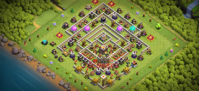Town Hall 11 Base – Layout id: cgkme base layout