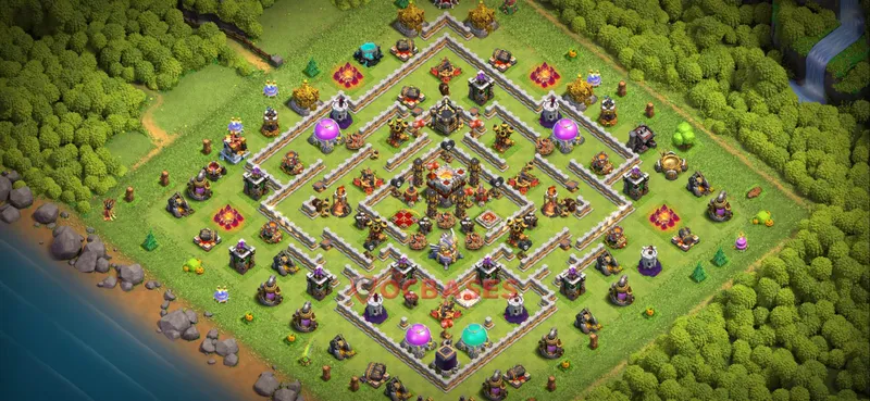 Town Hall 11 Base – Layout id: gbrog base layout