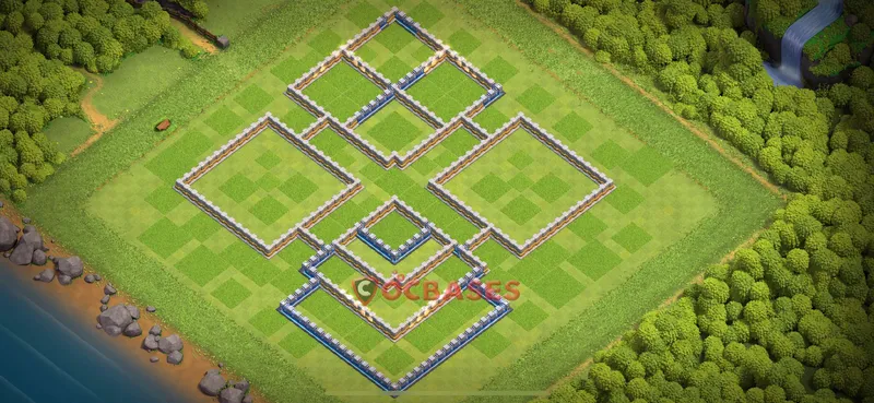 Town Hall 12 Base -trophy – Layout id: iiaxj base layout, image 2