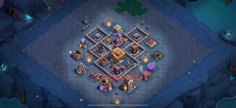 Builder Hall 6 Base -fun – Layout id: c9wtn base layout, image 1