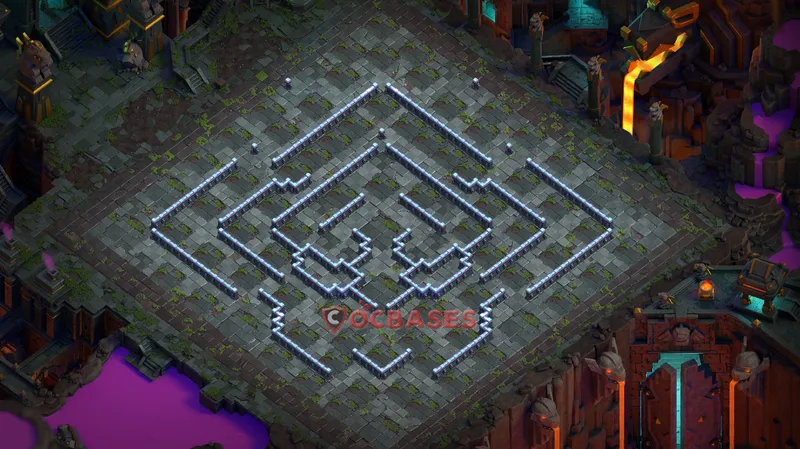 Town Hall 13 Base -trophy – Layout id: nd6ml base layout, image 1
