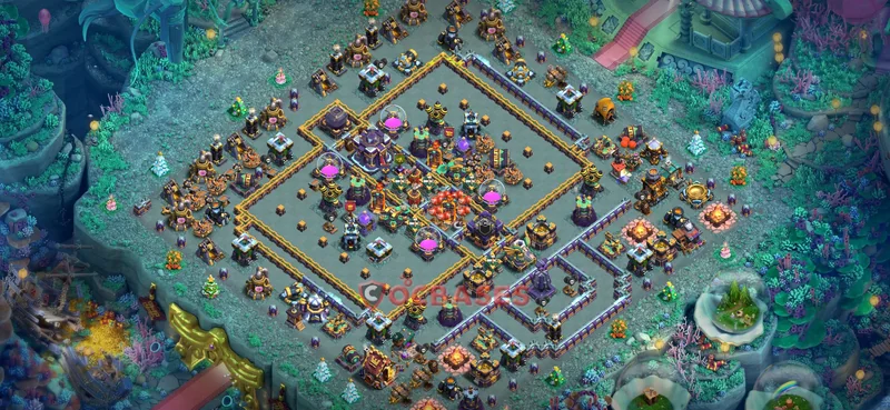 Town Hall 15 Base -trophy – Layout id: ztmuh base layout, image 1