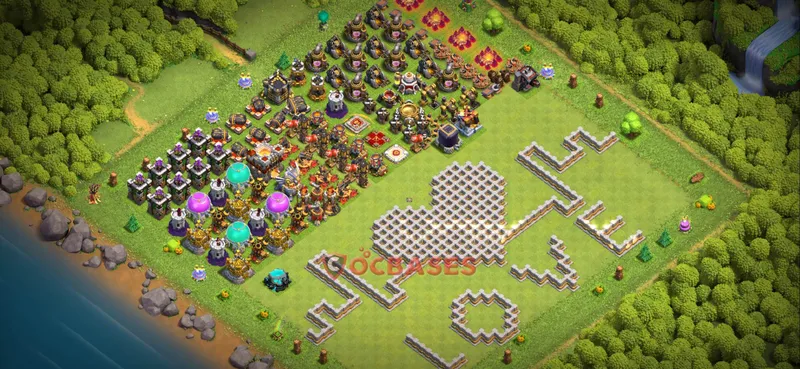 Town Hall 11 Base – Layout id: lfp9c base layout