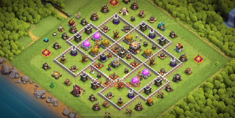 Town Hall 11 Base -war – Layout id: nnwuo base layout