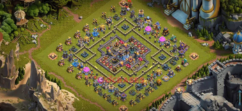 Town Hall 18 Base -farming – Layout id: ll2n2 base layout