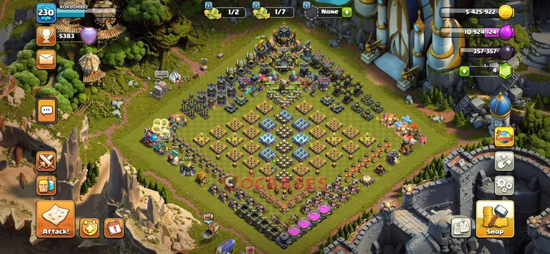Town Hall 17 Base -progress base – Layout id: 4r5hv base layout