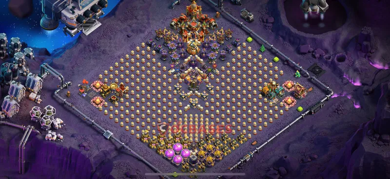 Town Hall 16 Base -fun – Layout id: qae13 base layout