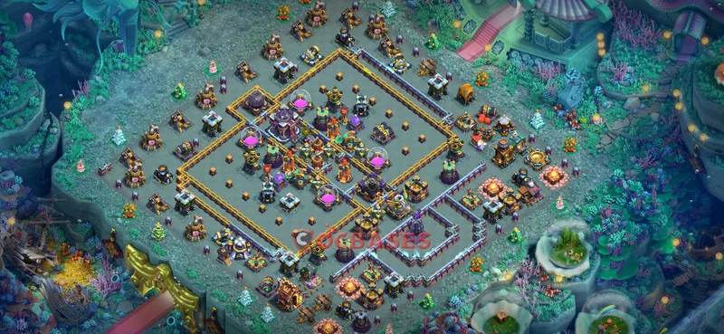 Town Hall 15 Base -trophy – Layout id: ztmuh base layout, image 2