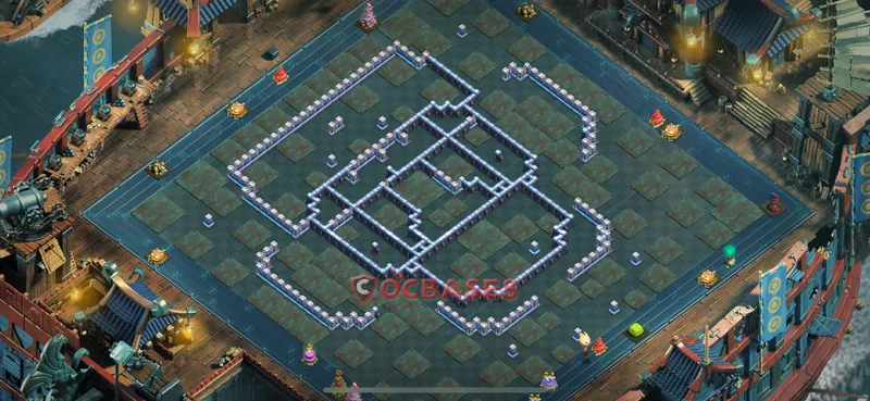 Town Hall 13 Base -trophy – Layout id: 8qirg base layout, image 2