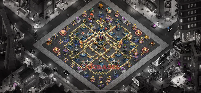 Town Hall 17 Base -war – Layout id: cp3ed base layout
