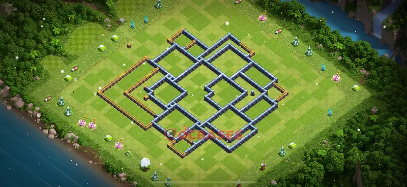 Town Hall 14 Base -trophy – Layout id: c90u3 base layout, image 1
