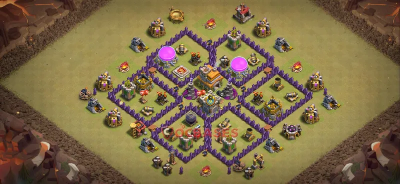 Town Hall 7 Base – Layout id: tvvtc base layout